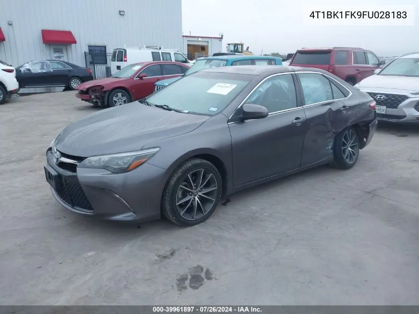 2015 Toyota Camry Xse V6 VIN: 4T1BK1FK9FU028183 Lot: 39961897