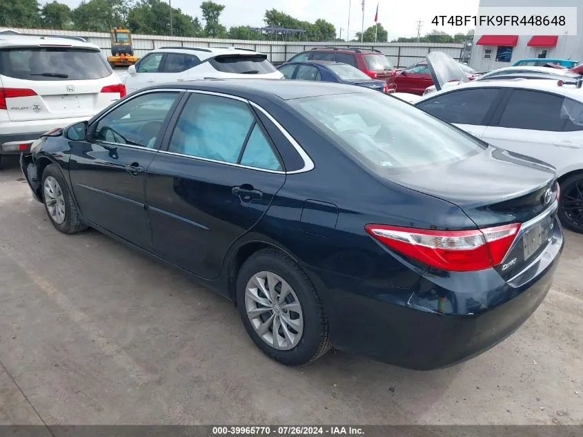 4T4BF1FK9FR448648 2015 Toyota Camry Le