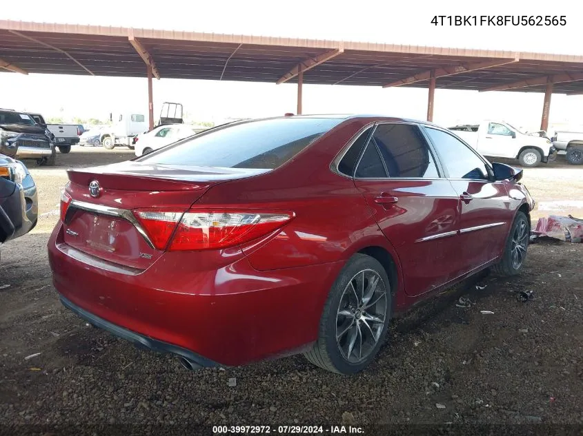 4T1BK1FK8FU562565 2015 Toyota Camry Xse V6