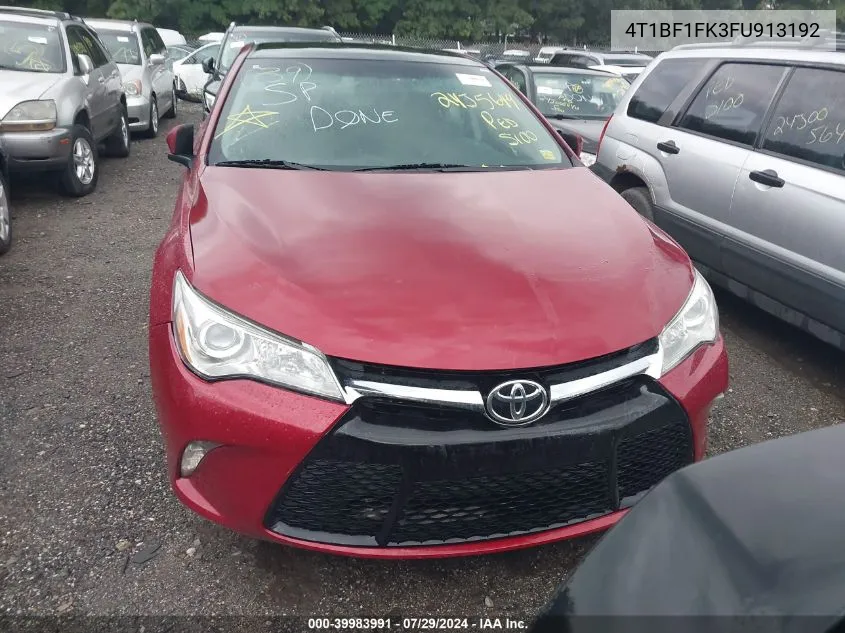 4T1BF1FK3FU913192 2015 Toyota Camry Se