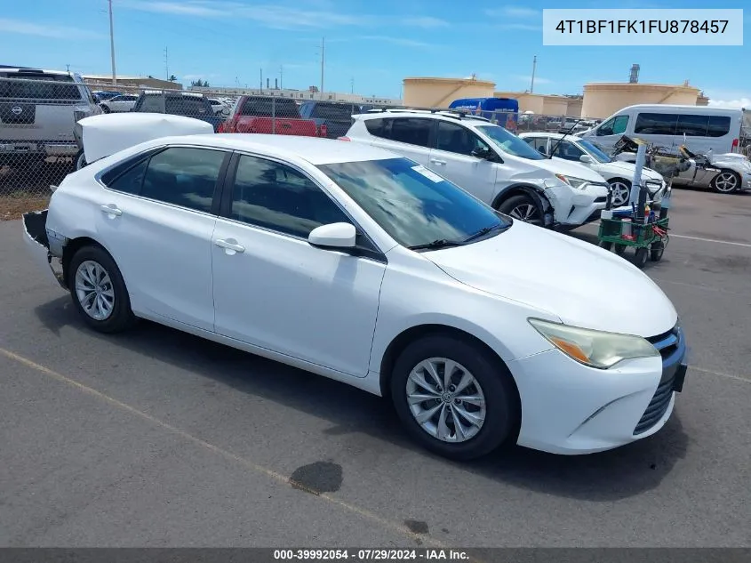 2015 Toyota Camry Le VIN: 4T1BF1FK1FU878457 Lot: 39992054