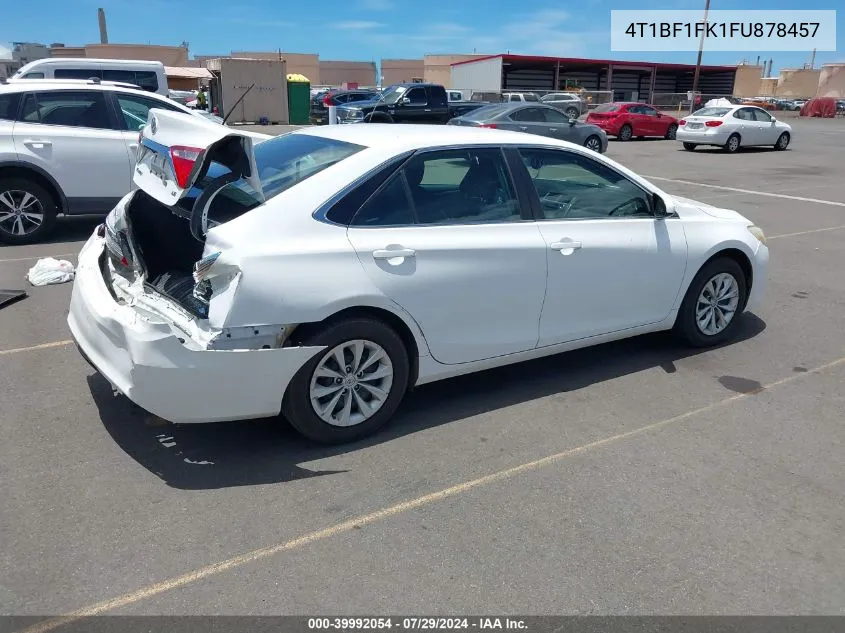 4T1BF1FK1FU878457 2015 Toyota Camry Le