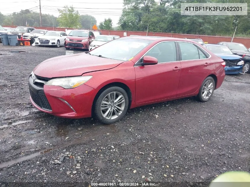 4T1BF1FK3FU962201 2015 Toyota Camry Se