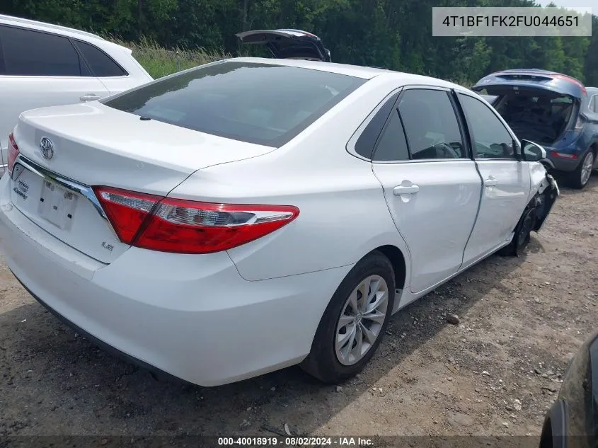 4T1BF1FK2FU044651 2015 Toyota Camry Le