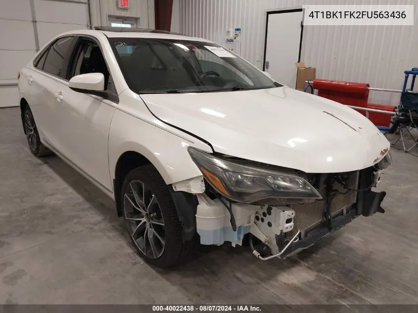 4T1BK1FK2FU563436 2015 Toyota Camry Xse V6