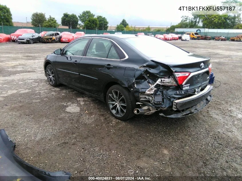 4T1BK1FKXFU557187 2015 Toyota Camry Xse V6