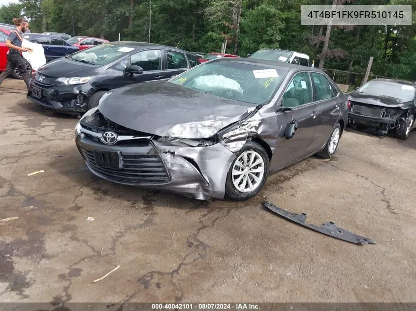 4T4BF1FK9FR510145 2015 Toyota Camry Le