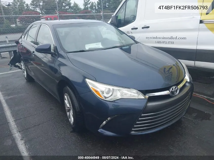 4T4BF1FK2FR506793 2015 Toyota Camry Le