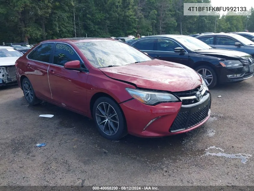 2015 Toyota Camry Xse VIN: 4T1BF1FK8FU992133 Lot: 40058200