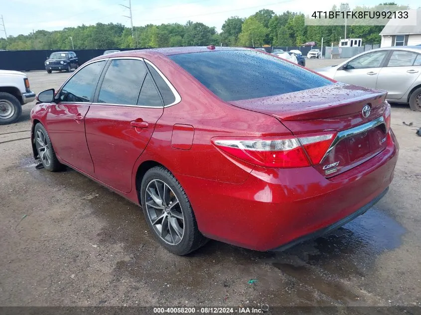 2015 Toyota Camry Xse VIN: 4T1BF1FK8FU992133 Lot: 40058200