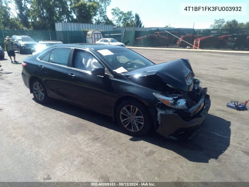 4T1BF1FK3FU003932 2015 Toyota Camry Se