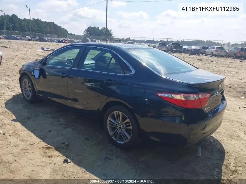 4T1BF1FKXFU112985 2015 Toyota Camry Se