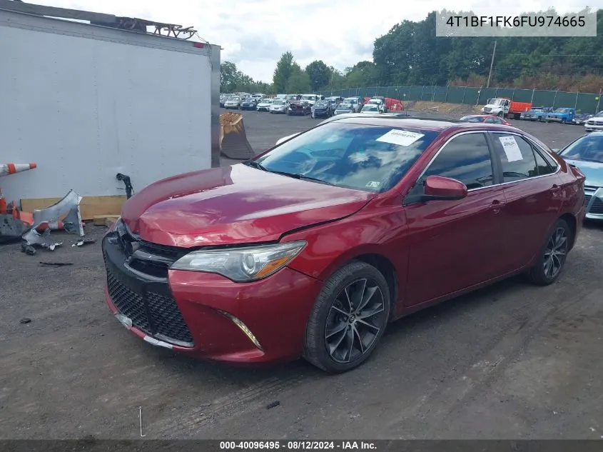 4T1BF1FK6FU974665 2015 Toyota Camry Xse