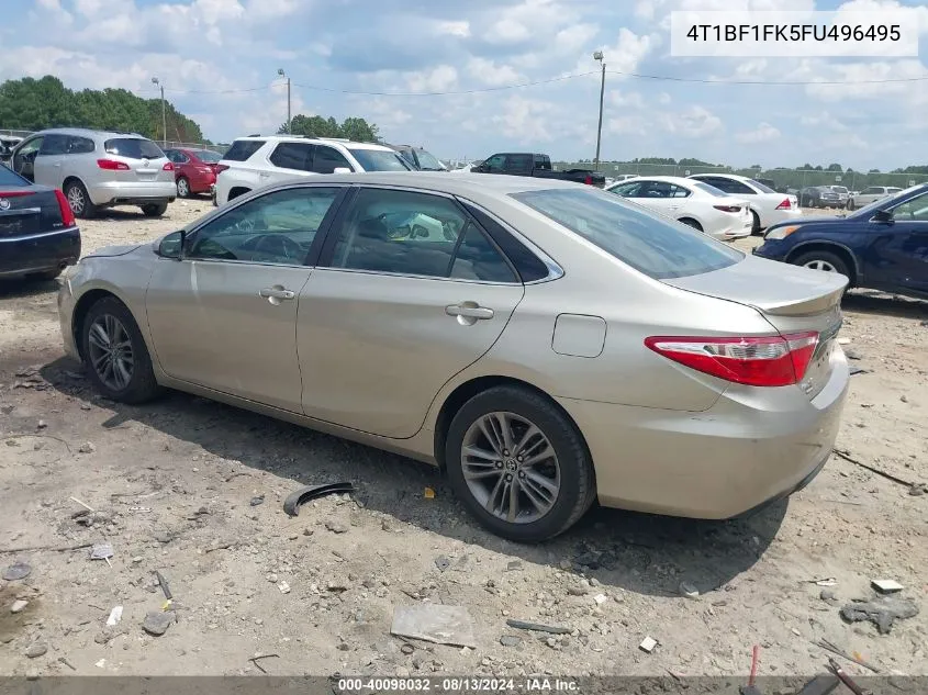 4T1BF1FK5FU496495 2015 Toyota Camry Se