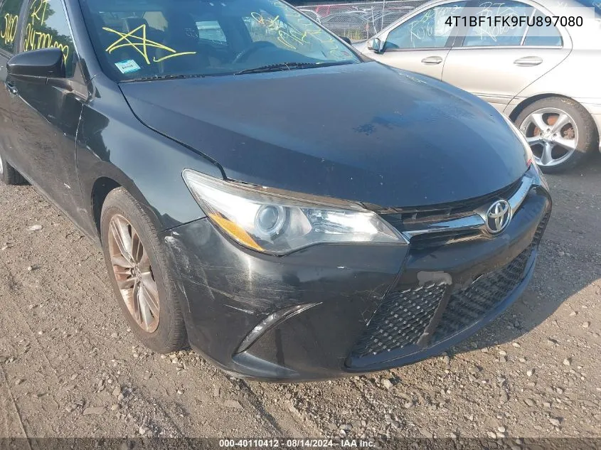 2015 Toyota Camry Se VIN: 4T1BF1FK9FU897080 Lot: 40110412