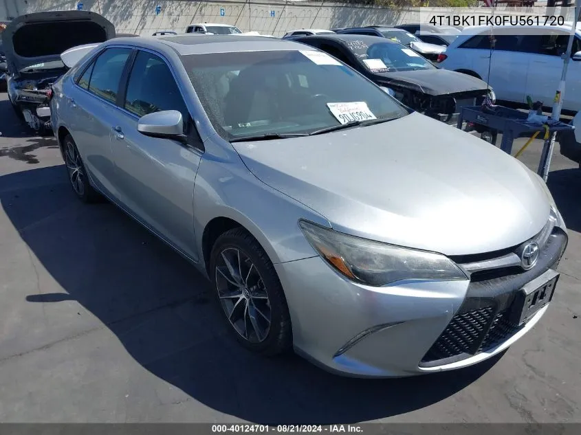 4T1BK1FK0FU561720 2015 Toyota Camry Xse V6