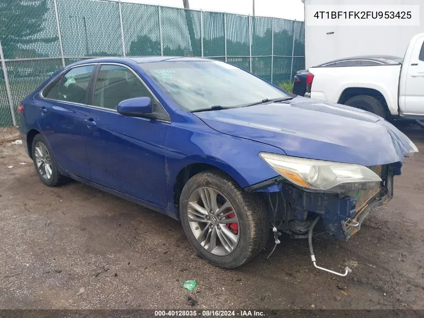 4T1BF1FK2FU953425 2015 Toyota Camry Se