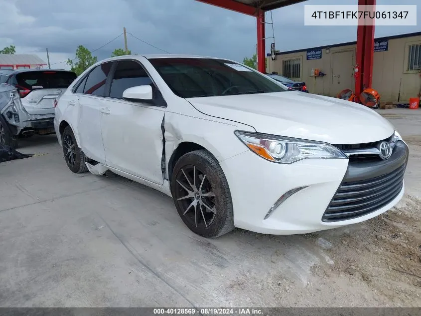 2015 Toyota Camry Le VIN: 4T1BF1FK7FU061347 Lot: 40128569