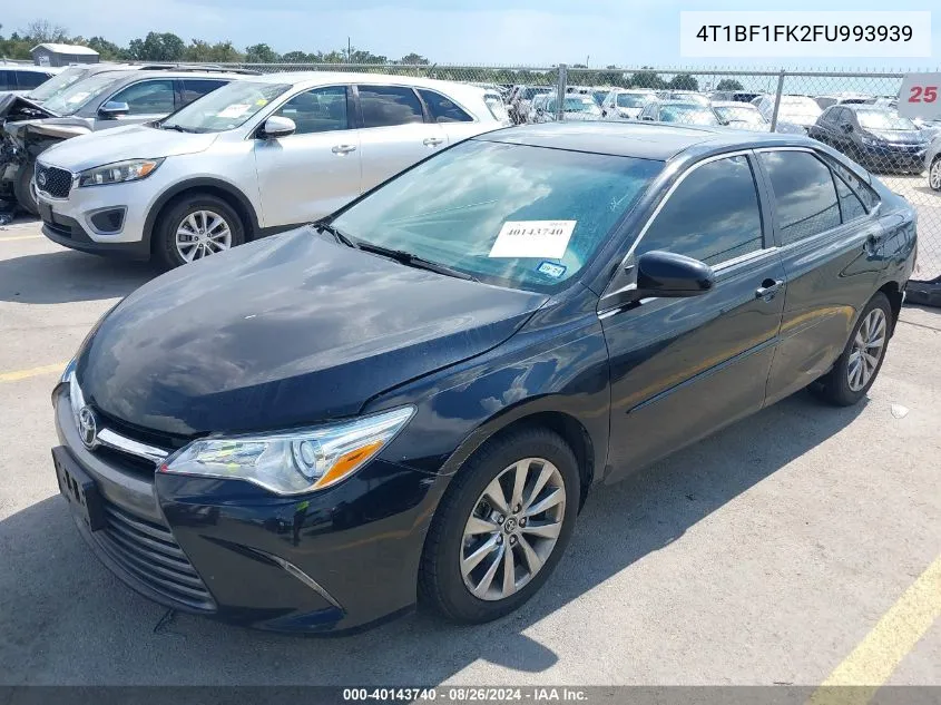 4T1BF1FK2FU993939 2015 Toyota Camry Xle