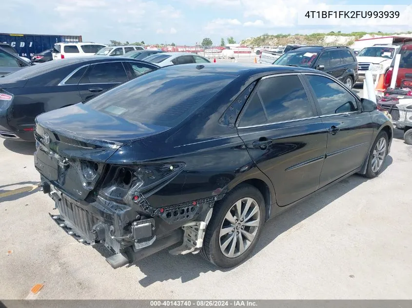 4T1BF1FK2FU993939 2015 Toyota Camry Xle