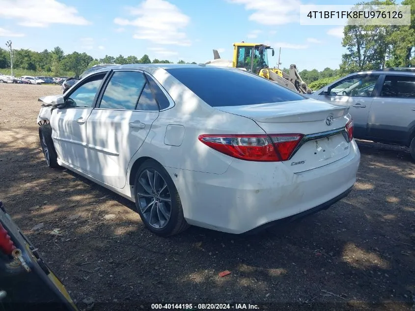 2015 Toyota Camry Xse VIN: 4T1BF1FK8FU976126 Lot: 40144195