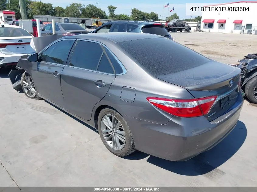 4T1BF1FK1FU083604 2015 Toyota Camry Se