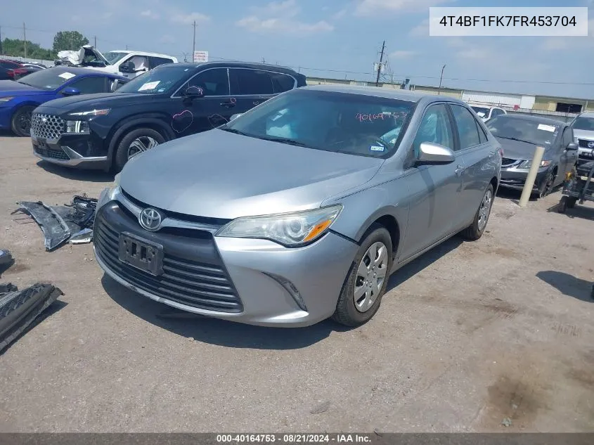 2015 Toyota Camry Le VIN: 4T4BF1FK7FR453704 Lot: 40164753