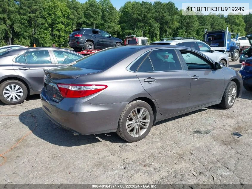 4T1BF1FK3FU919249 2015 Toyota Camry Se