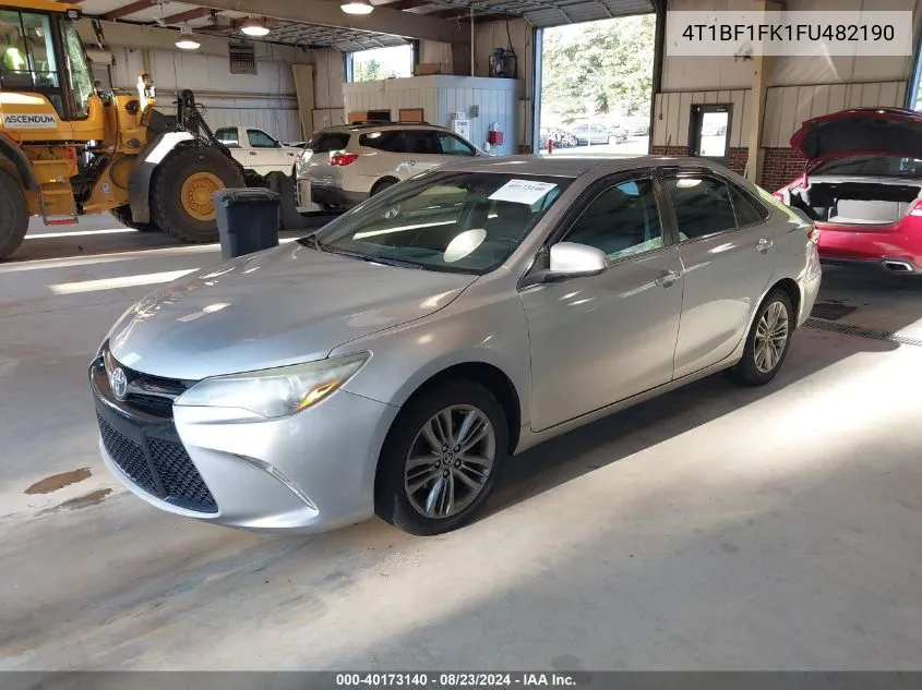 2015 Toyota Camry Se VIN: 4T1BF1FK1FU482190 Lot: 40173140