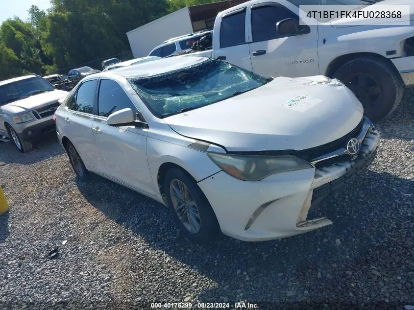 4T1BF1FK4FU028368 2015 Toyota Camry Se