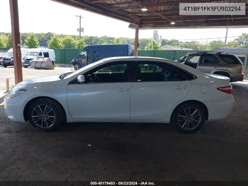 2015 Toyota Camry Se VIN: 4T1BF1FK5FU903294 Lot: 40179483