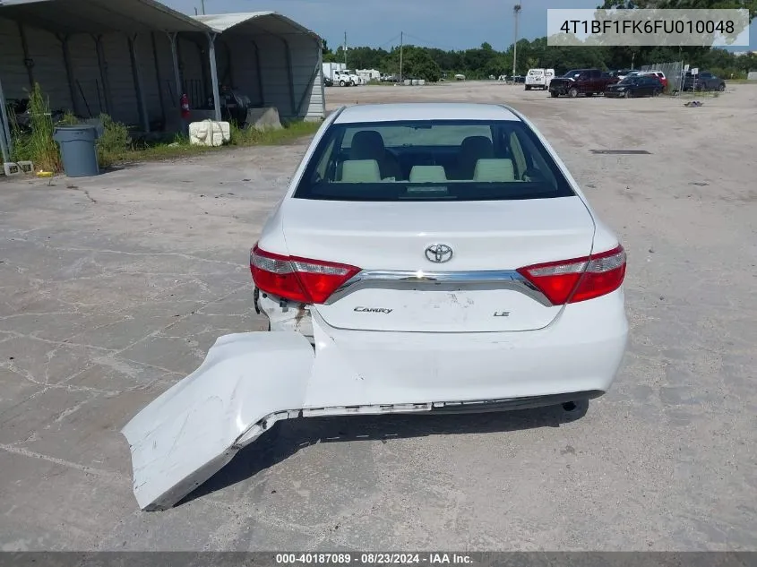 4T1BF1FK6FU010048 2015 Toyota Camry Le