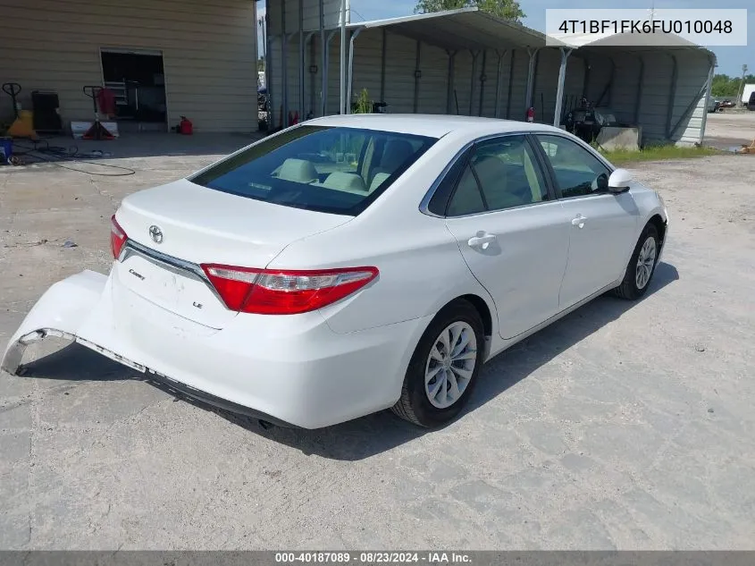 4T1BF1FK6FU010048 2015 Toyota Camry Le