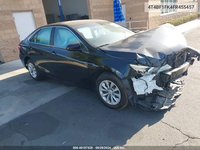 4T4BF1FK4FR455457 2015 Toyota Camry Le