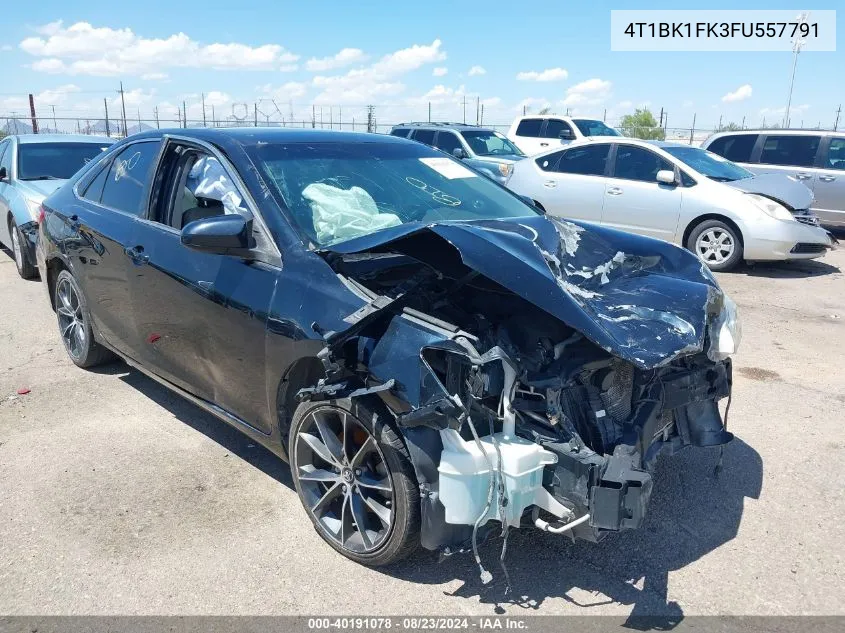 2015 Toyota Camry Xse V6 VIN: 4T1BK1FK3FU557791 Lot: 40191078