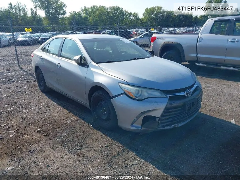 2015 Toyota Camry Le VIN: 4T1BF1FK6FU483447 Lot: 40196487