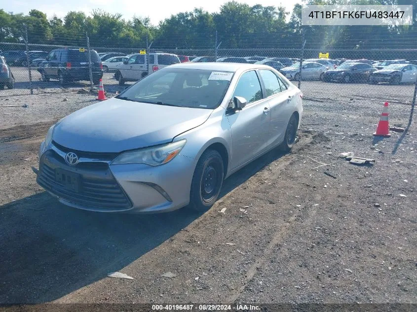 2015 Toyota Camry Le VIN: 4T1BF1FK6FU483447 Lot: 40196487