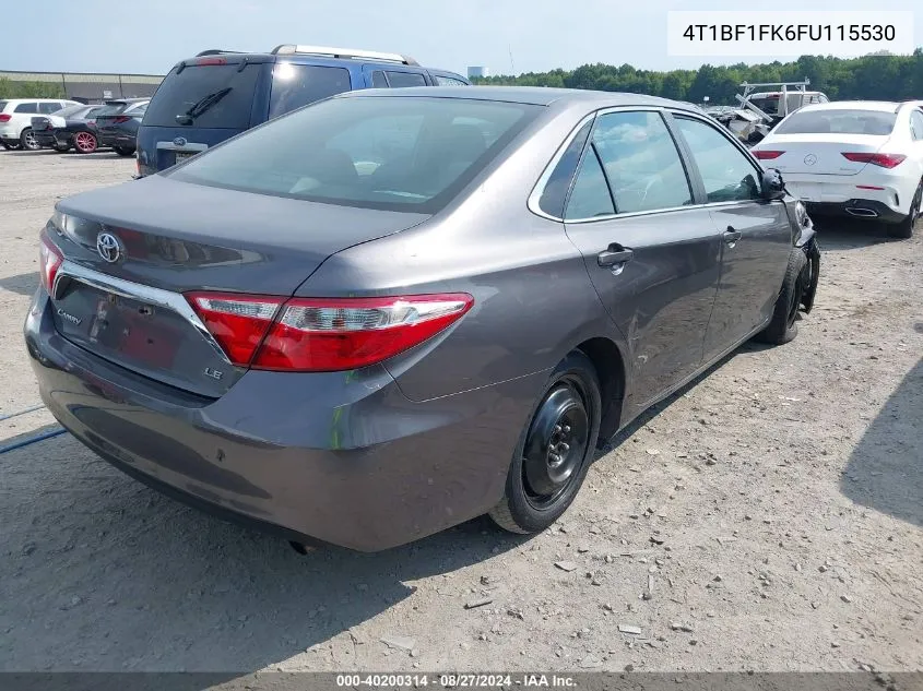 4T1BF1FK6FU115530 2015 Toyota Camry Le