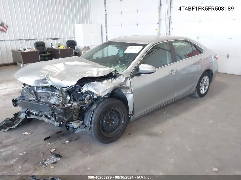 4T4BF1FK5FR503189 2015 Toyota Camry Le