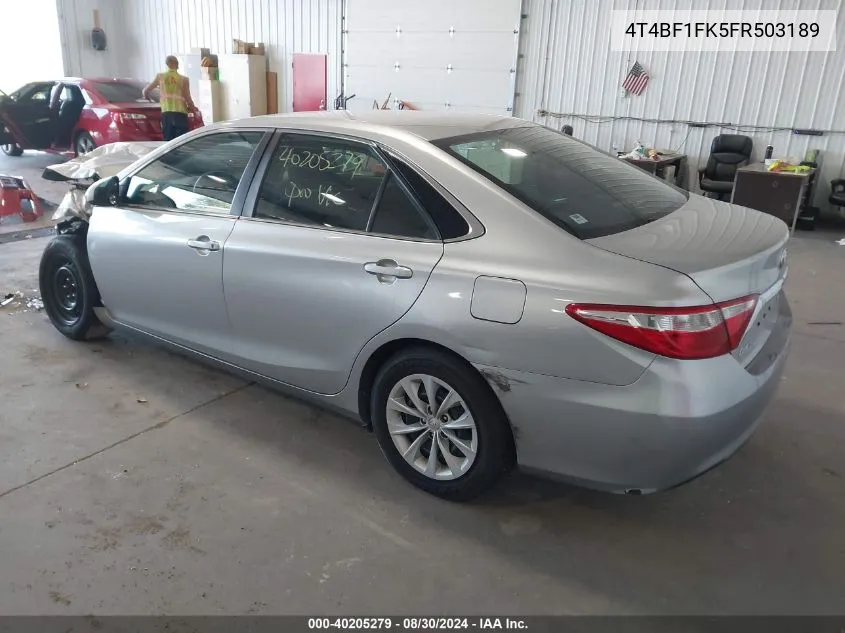 4T4BF1FK5FR503189 2015 Toyota Camry Le