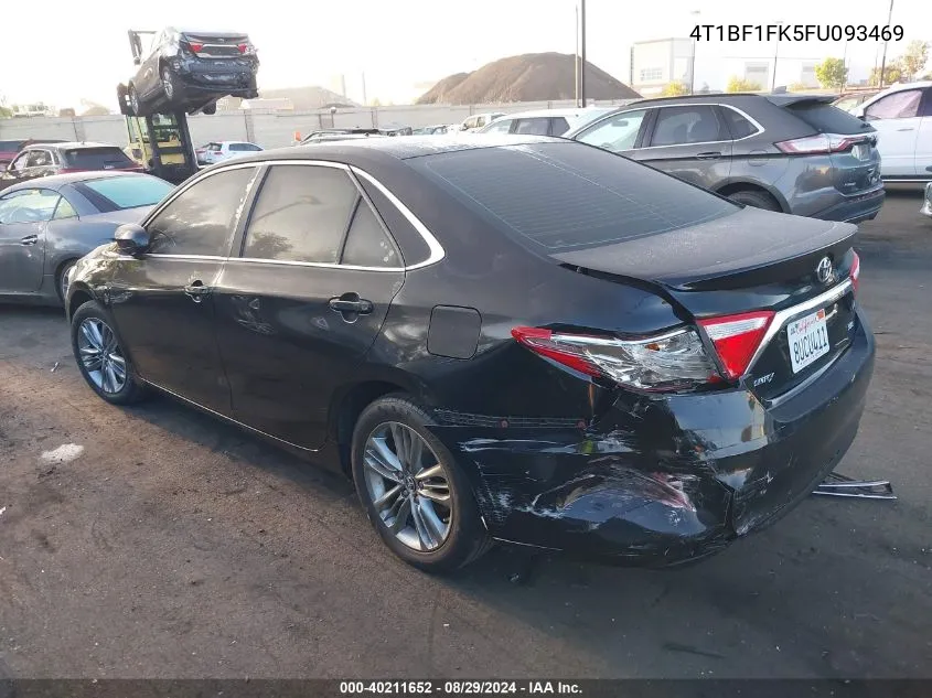 4T1BF1FK5FU093469 2015 Toyota Camry Se