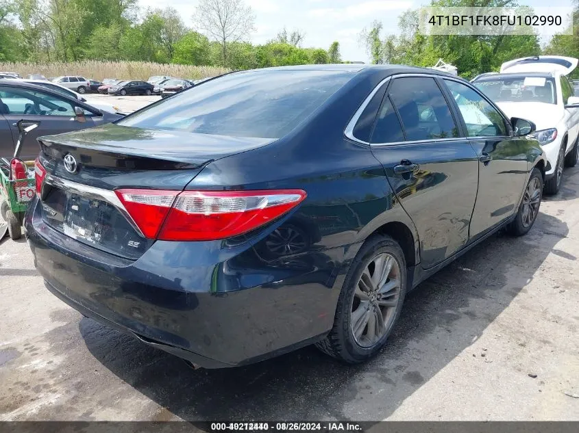 4T1BF1FK8FU102990 2015 Toyota Camry Se