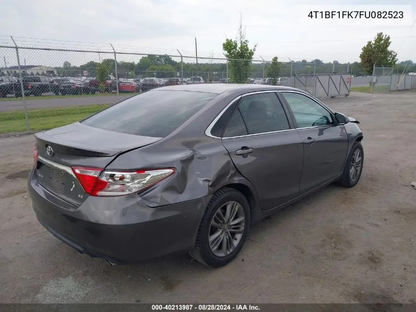 4T1BF1FK7FU082523 2015 Toyota Camry Se