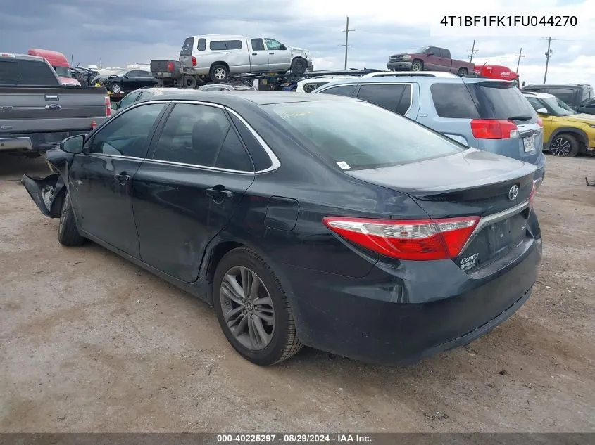 2015 Toyota Camry Se VIN: 4T1BF1FK1FU044270 Lot: 40225297