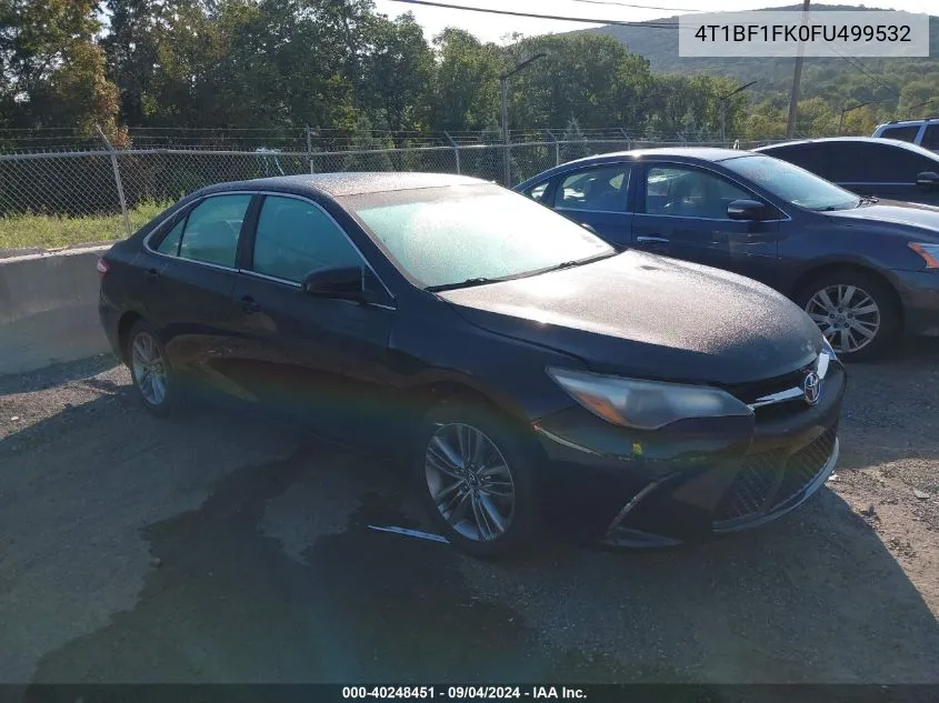 2015 Toyota Camry Se VIN: 4T1BF1FK0FU499532 Lot: 40248451