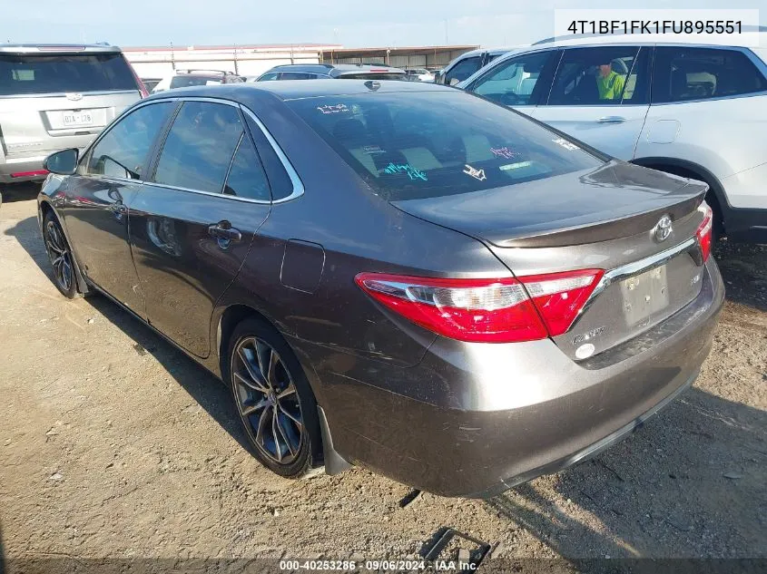 4T1BF1FK1FU895551 2015 Toyota Camry Xse