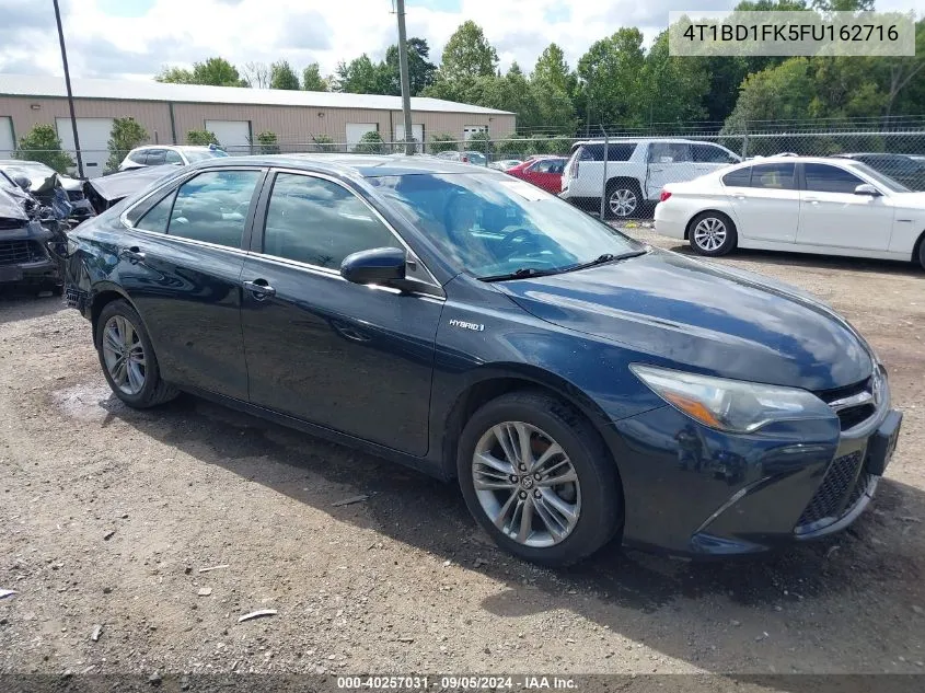 4T1BD1FK5FU162716 2015 Toyota Camry Hybrid Se