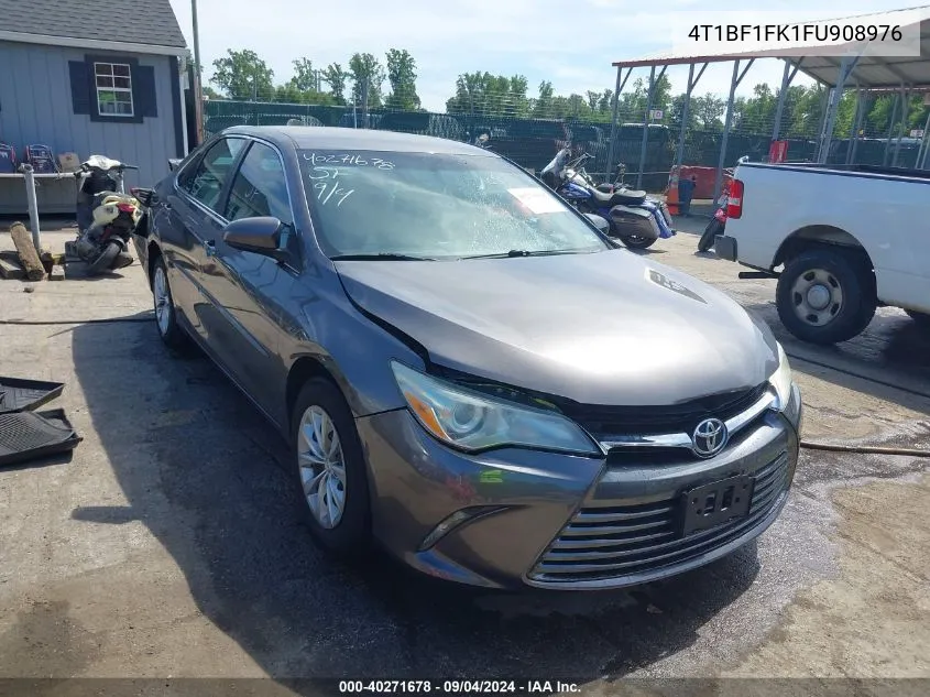 2015 Toyota Camry Le VIN: 4T1BF1FK1FU908976 Lot: 40271678