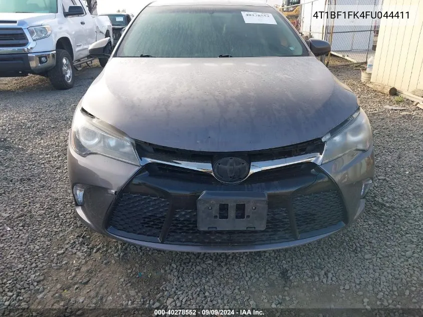 2015 Toyota Camry Se VIN: 4T1BF1FK4FU044411 Lot: 40278552