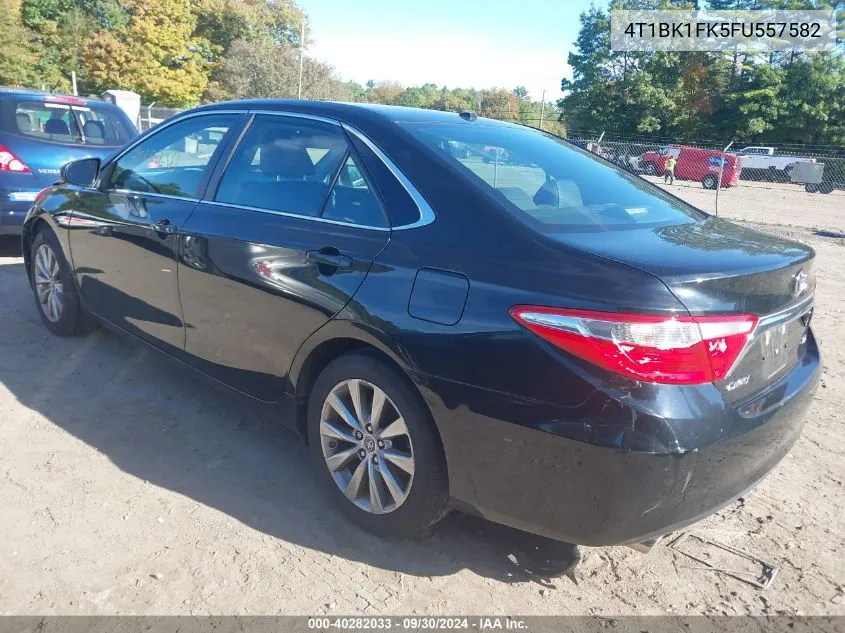 2015 Toyota Camry Xle V6 VIN: 4T1BK1FK5FU557582 Lot: 40282033